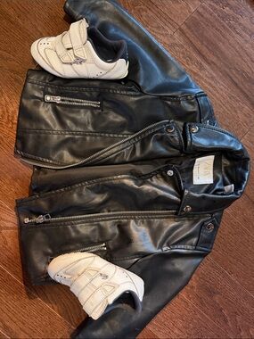 Zara Black Leather Jacket